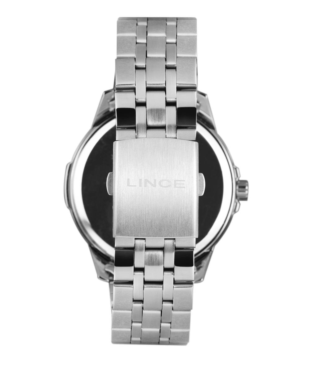 Relógio Analógico Lince Aço MRMM056L46 KBROP2SX Prata