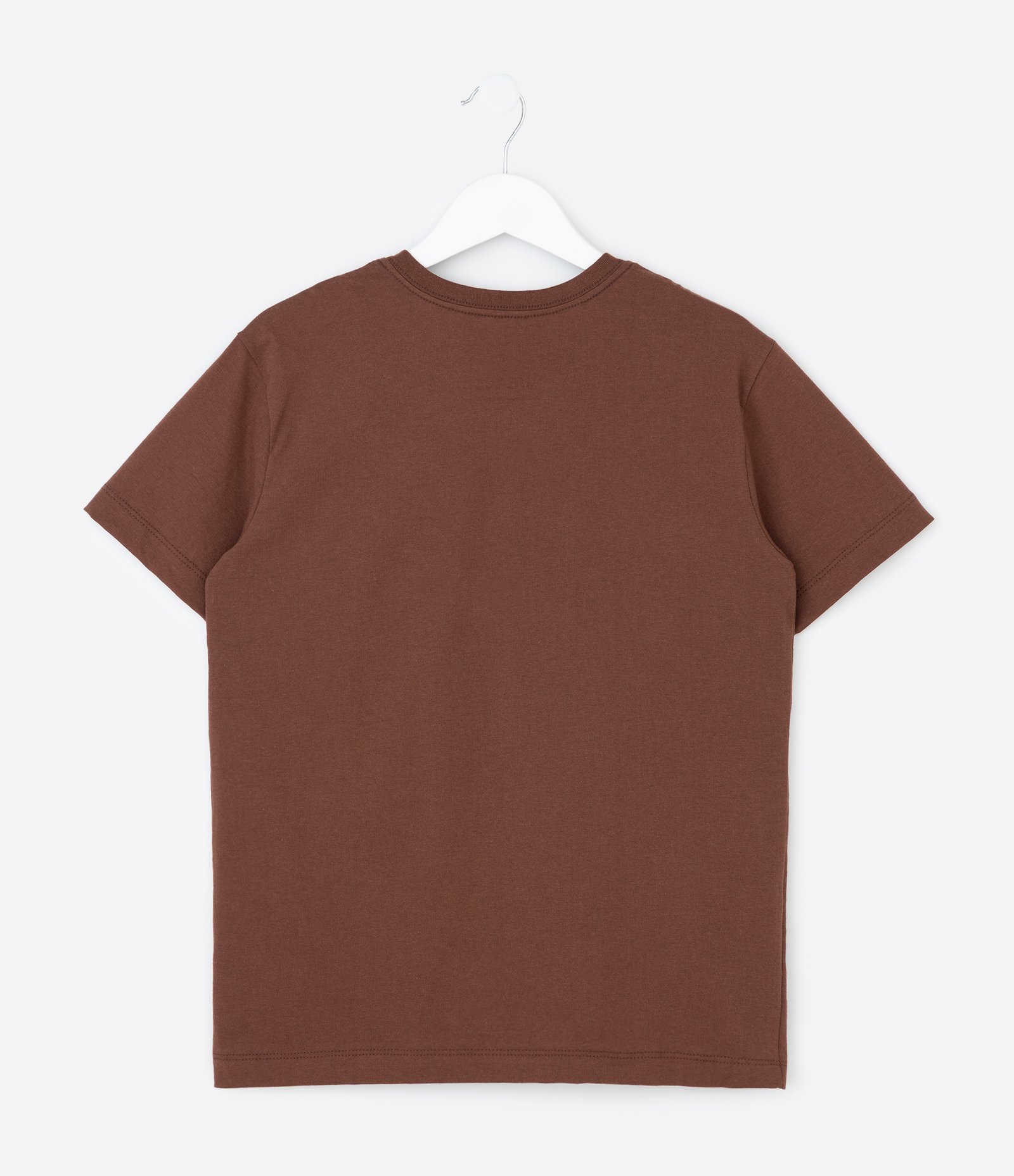 Camiseta Infantil com Estampa Basquete New York – Tam 5 a 14 Anos Marrom 2