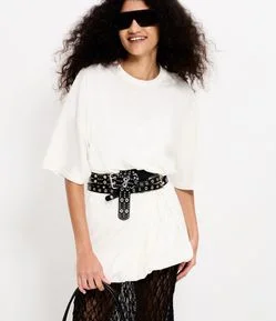 Vestido Estilo Camisetão Balonê