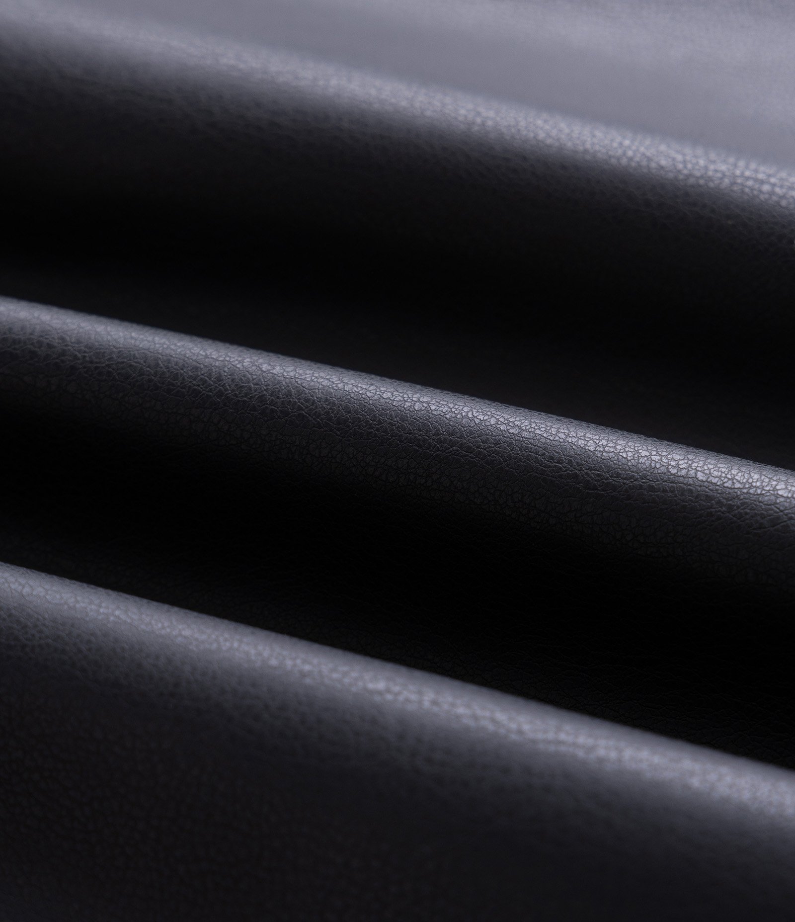 Camisa Masculina Overshirt em PU com Bolso Frontal Preto 3