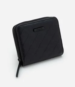 Carteira Pequena em PU Texturizado