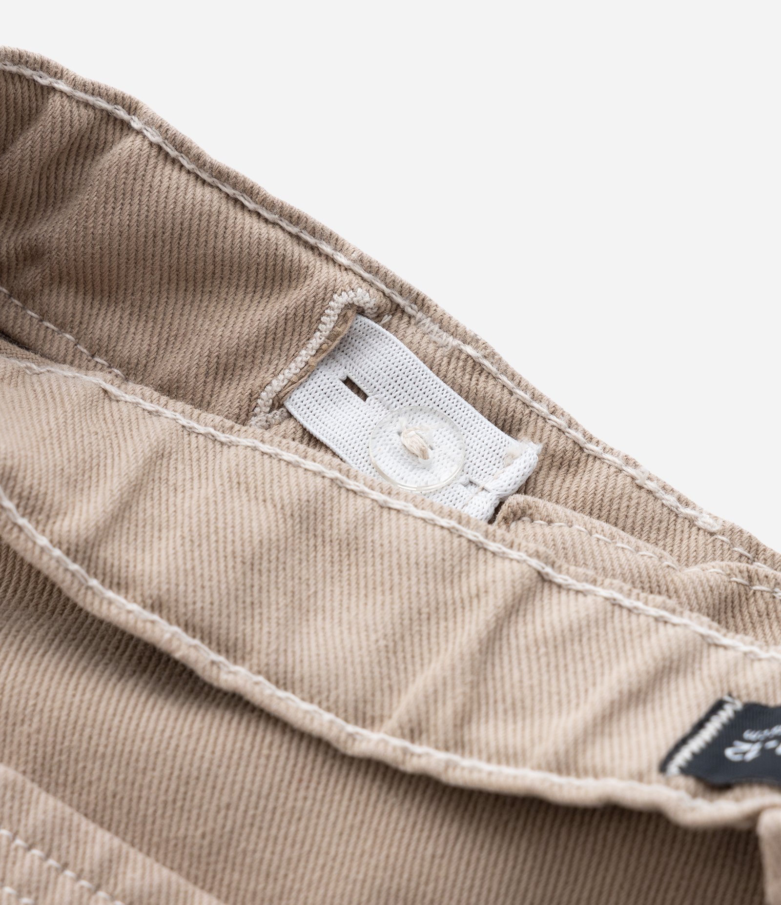 Calça Infantil Skate em Sarja com Recortes - Tam 5 a 14 Anos Bege 6