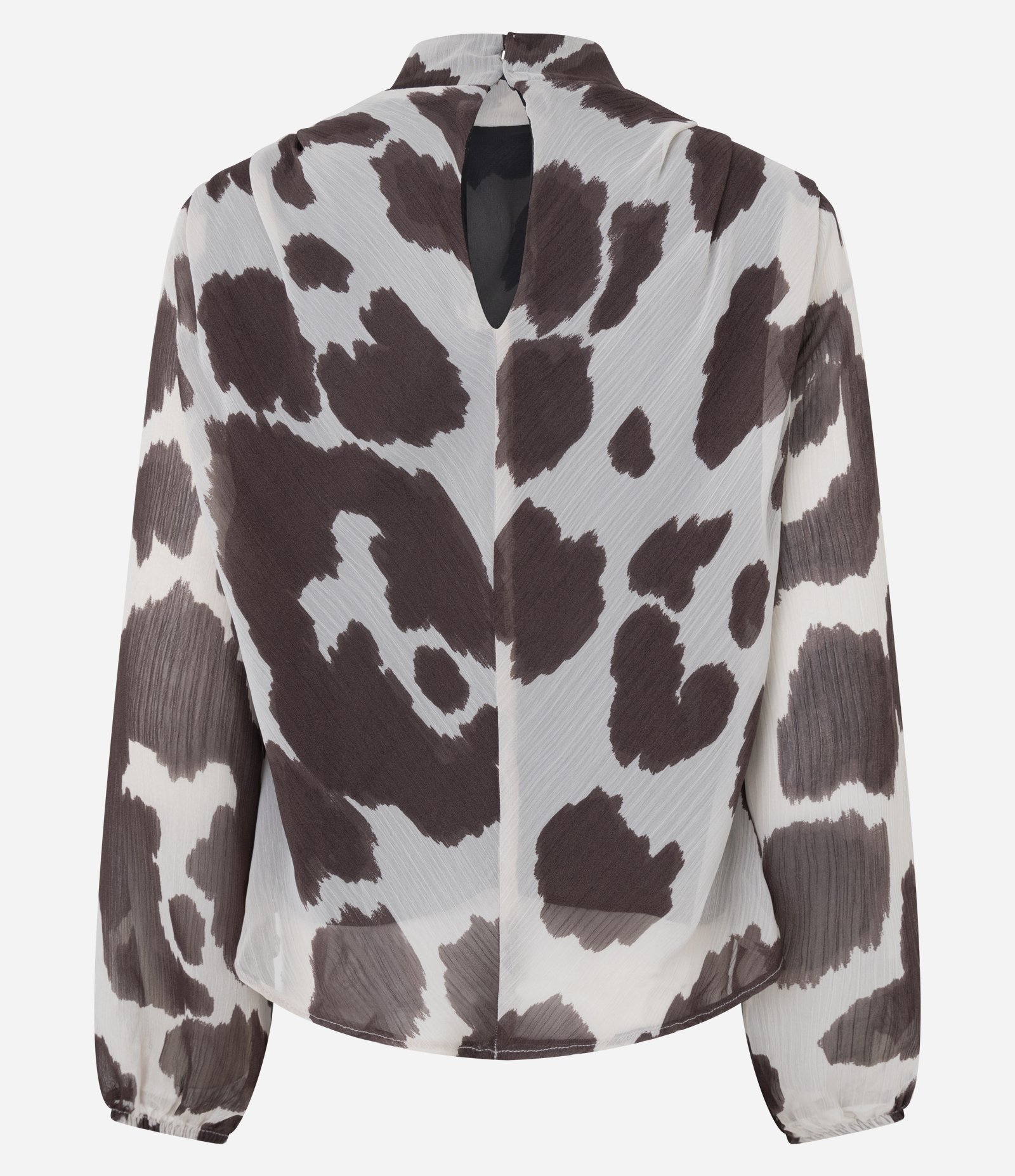 Blusa Manga Longa Animal Print com Gola Alta Animal Print 9