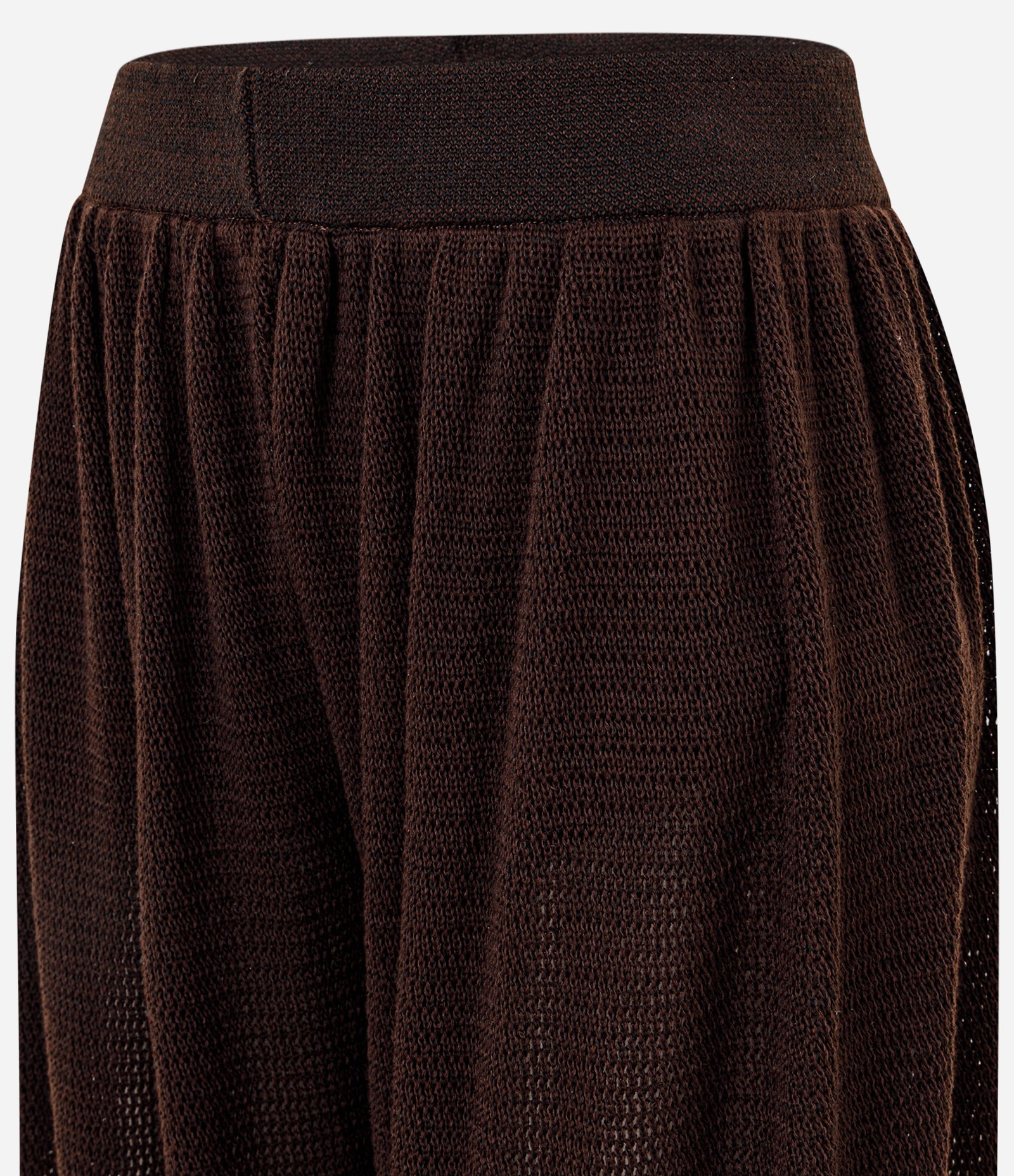 Calça Aladim em Tricô Marrom 6