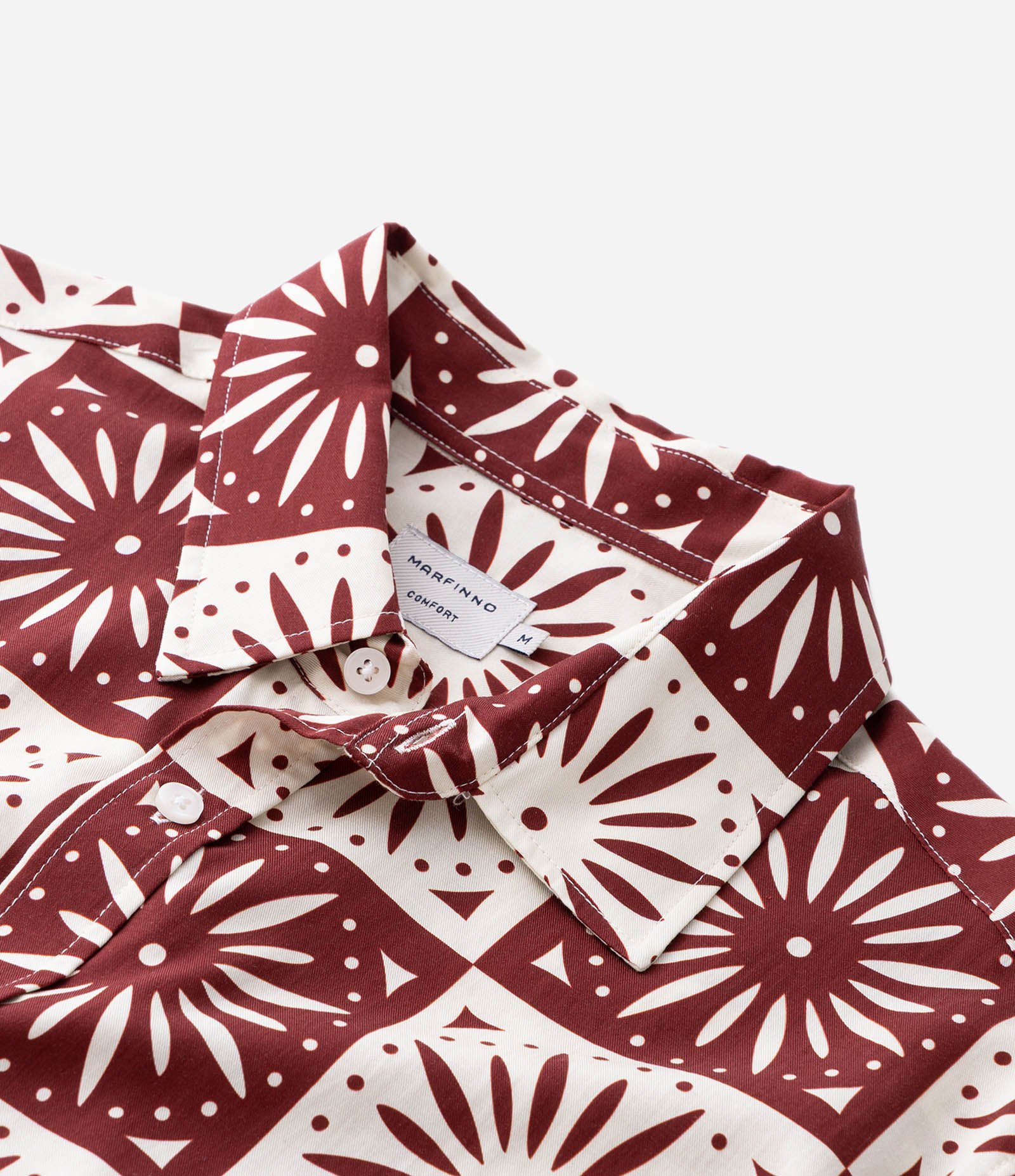 Camisa Masculina Manga Curta Quadriculada Geométrica Bicolor Bicolor 10
