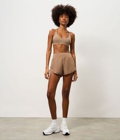 Bermuda Runner Esportiva em Microfibra com Bolso Funcional
