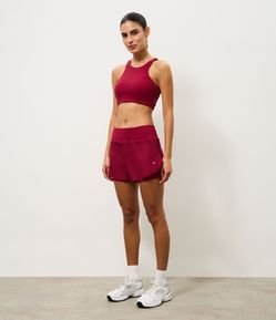 Bermuda Runner Esportiva em Microfibra com Bolso Funcional
