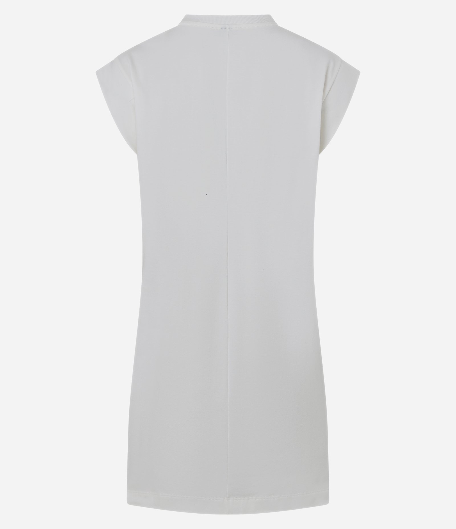 Vestido Curto em Algodão com Silk Frontal de Araras Branco 6