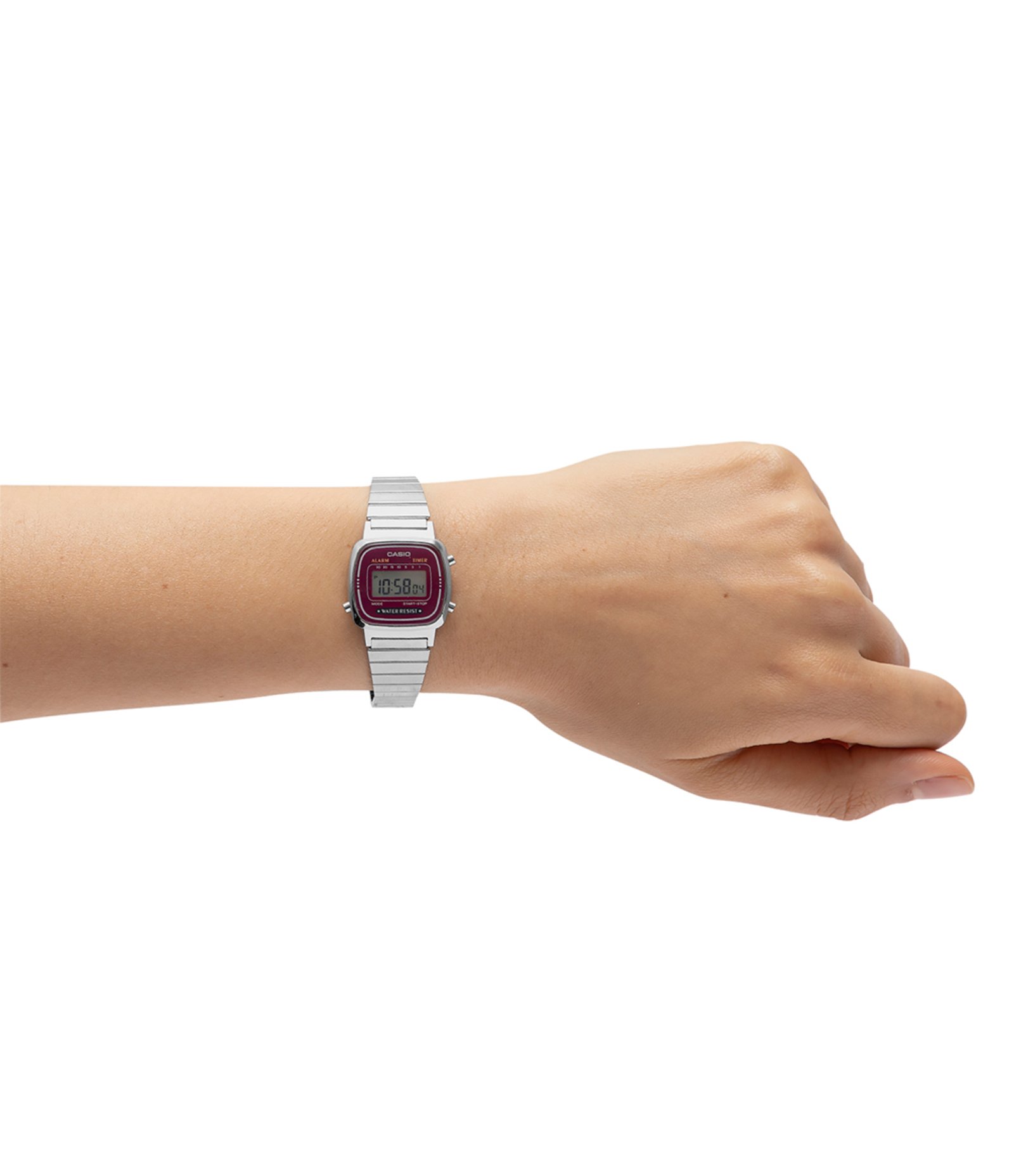 Relógio Masculino Digital em Aço e Pulseira Casio Prata 5