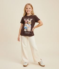 Camiseta Infantil com Estampa de Coelhos – Tam 5 a 14 Anos