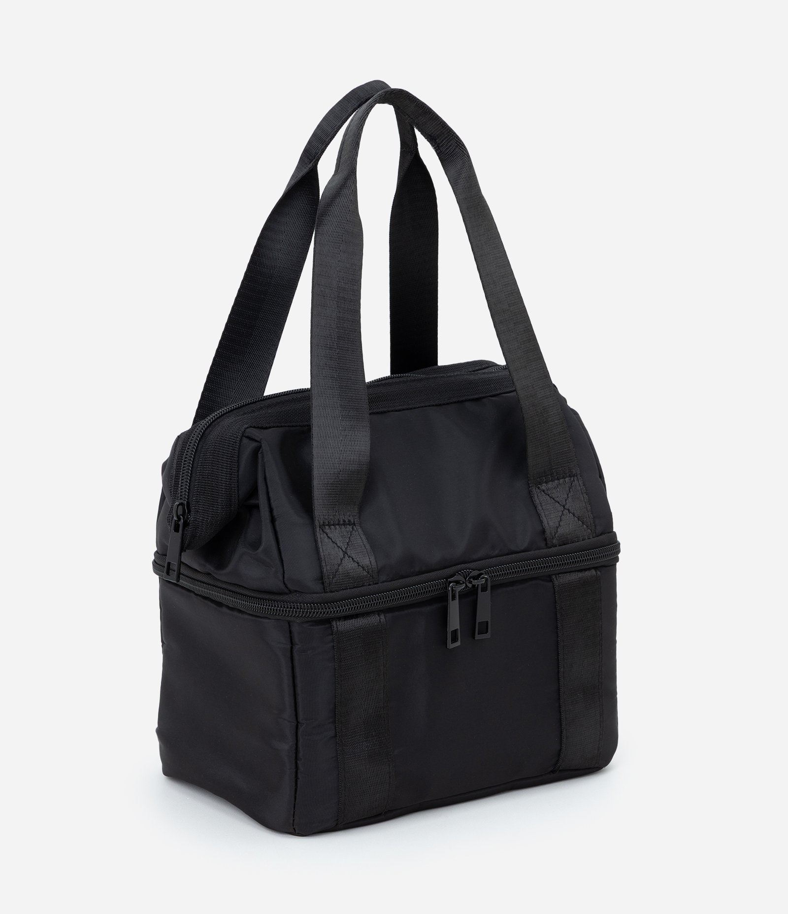 Lancheira Duplex com Alça de Mão Preto 1