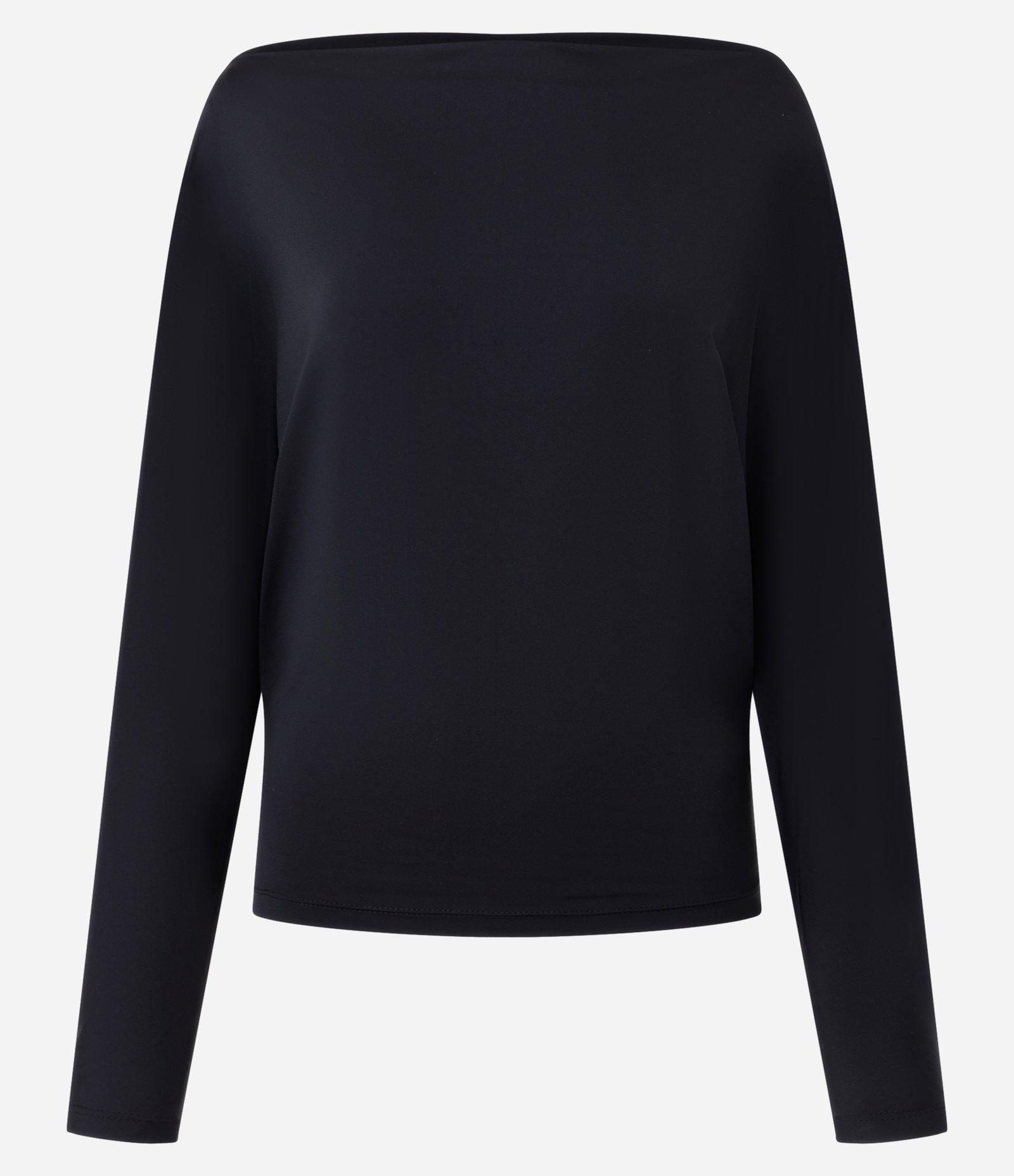 Blusa com Manga Morcego em Microfibra Preto 5