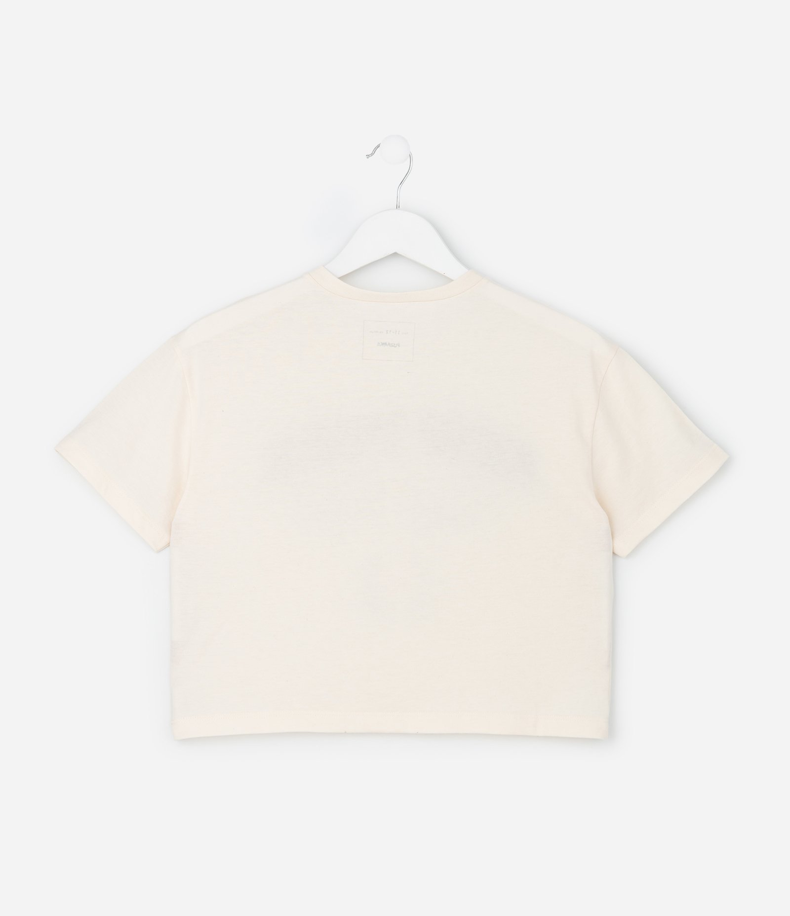 Camiseta Infantil em Algodão com Estampa New York – Tam 7 a 16 Anos Off White 3