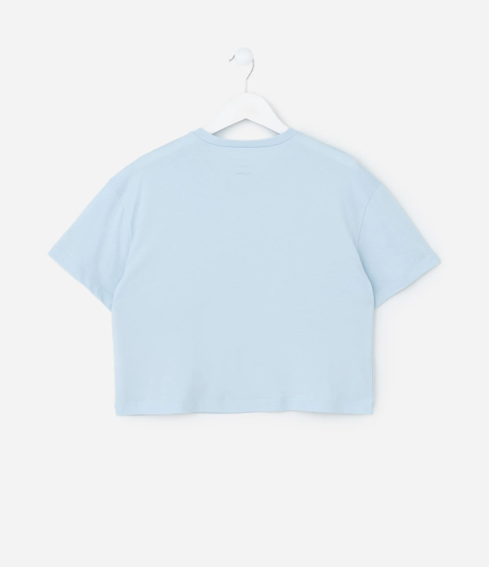 Camiseta Infantil com Margaridas Puff – Tam 7 a 16 Anos Azul Bebê 2