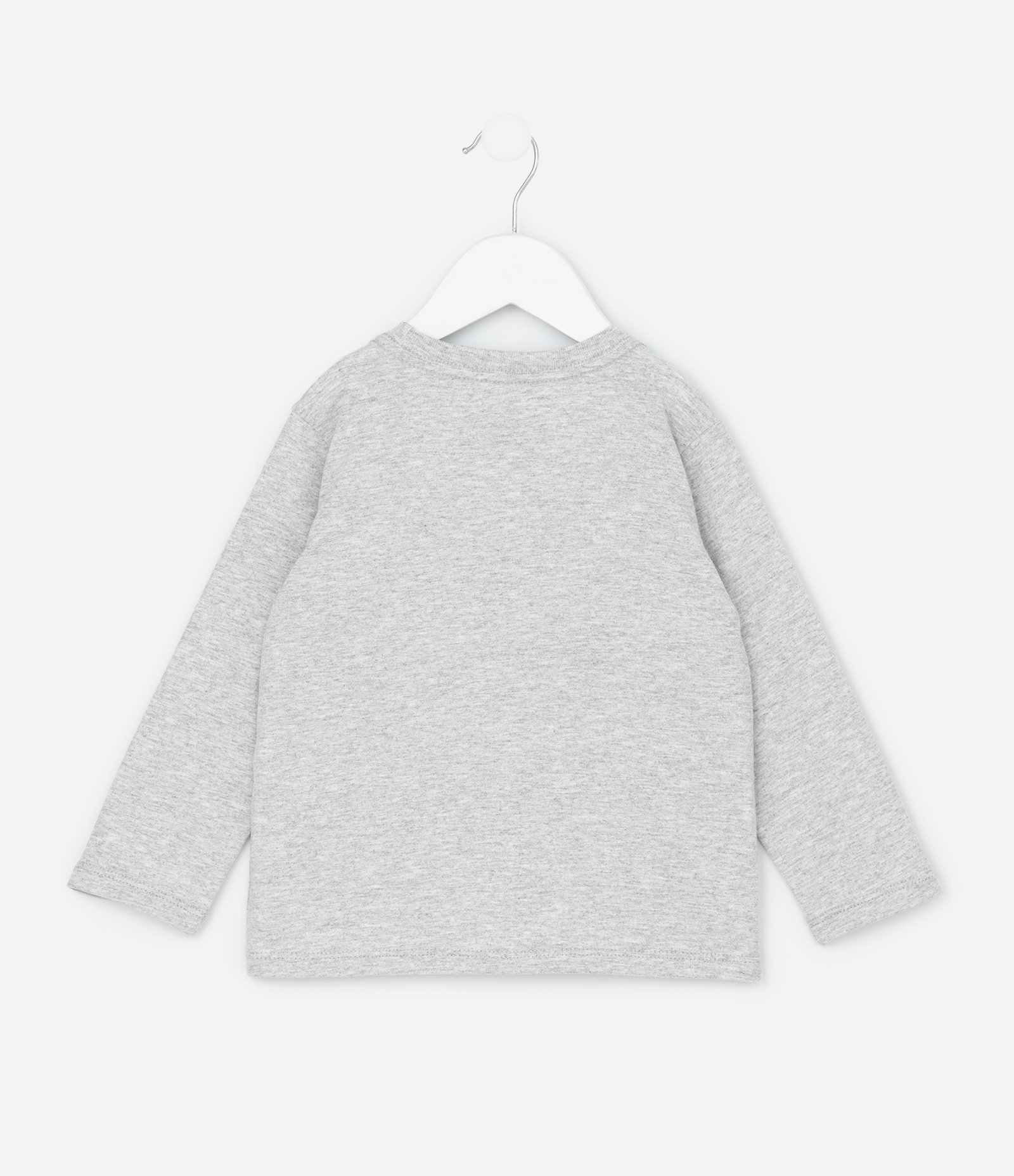 Camiseta Infantil com Estampa Esportiva Basquete – Tam 1 a 5/6 Anos Cinza Claro 2