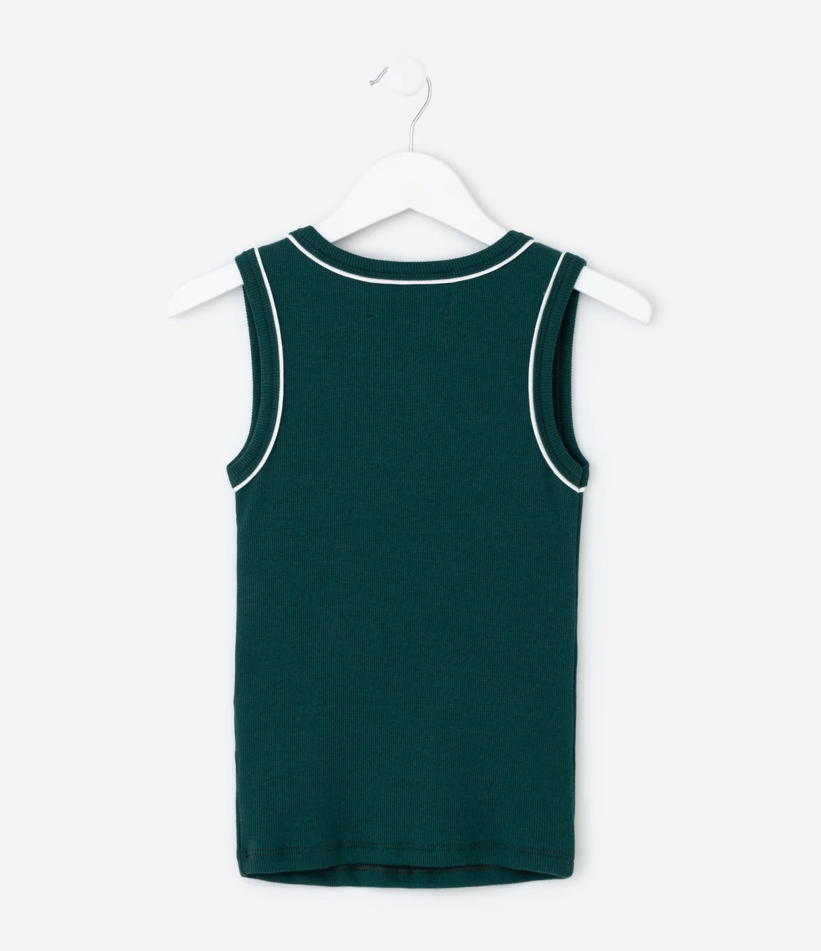 Regata Infantil  Baby Look com Lettering Bordado – Tam 7 a 16 Anos Verde 2
