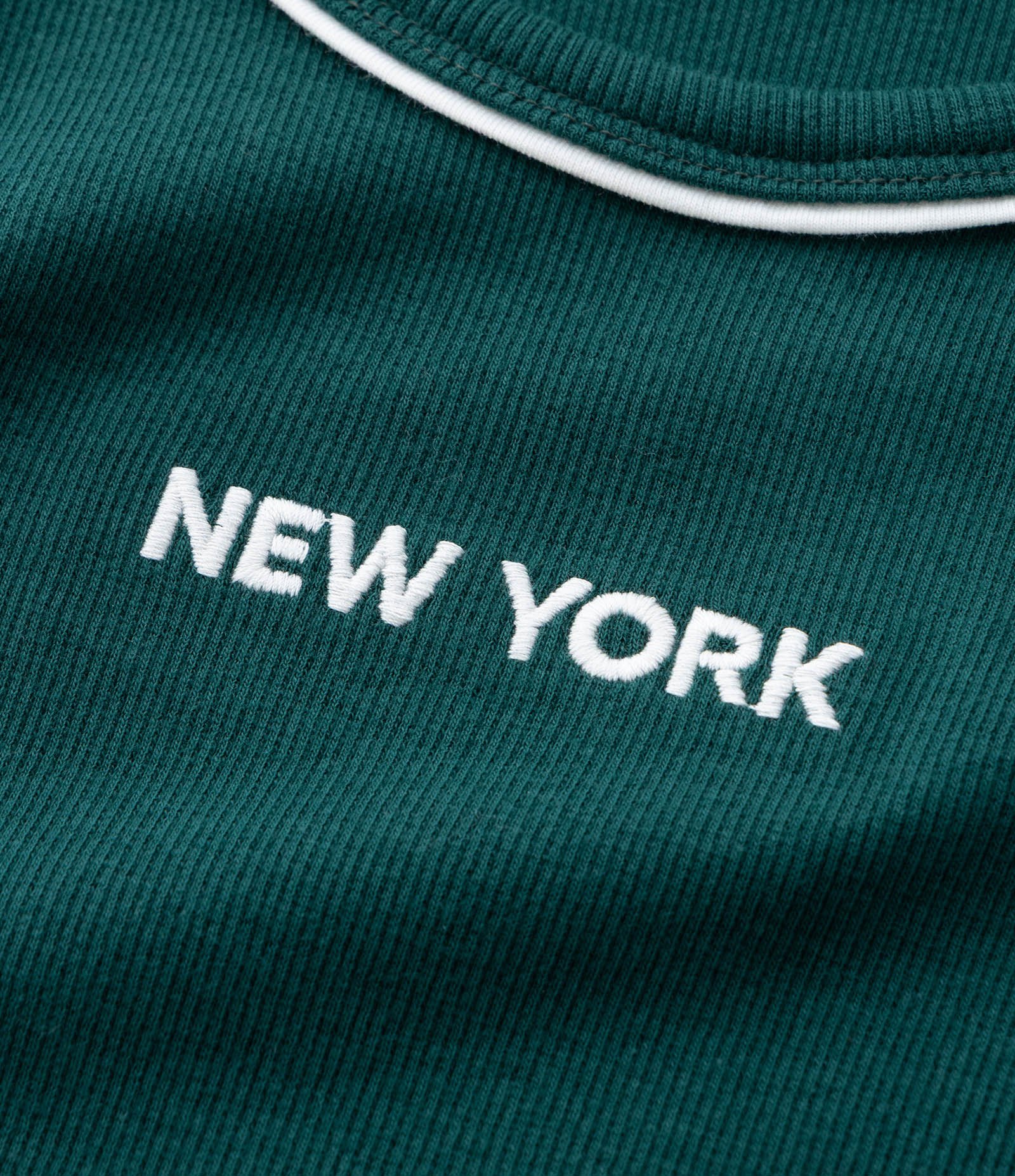 Regata Infantil  Baby Look com Lettering Bordado – Tam 7 a 16 Anos Verde 3