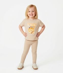 Camiseta Infantil com Estampa de Urso – Tam 1 a 6 Anos