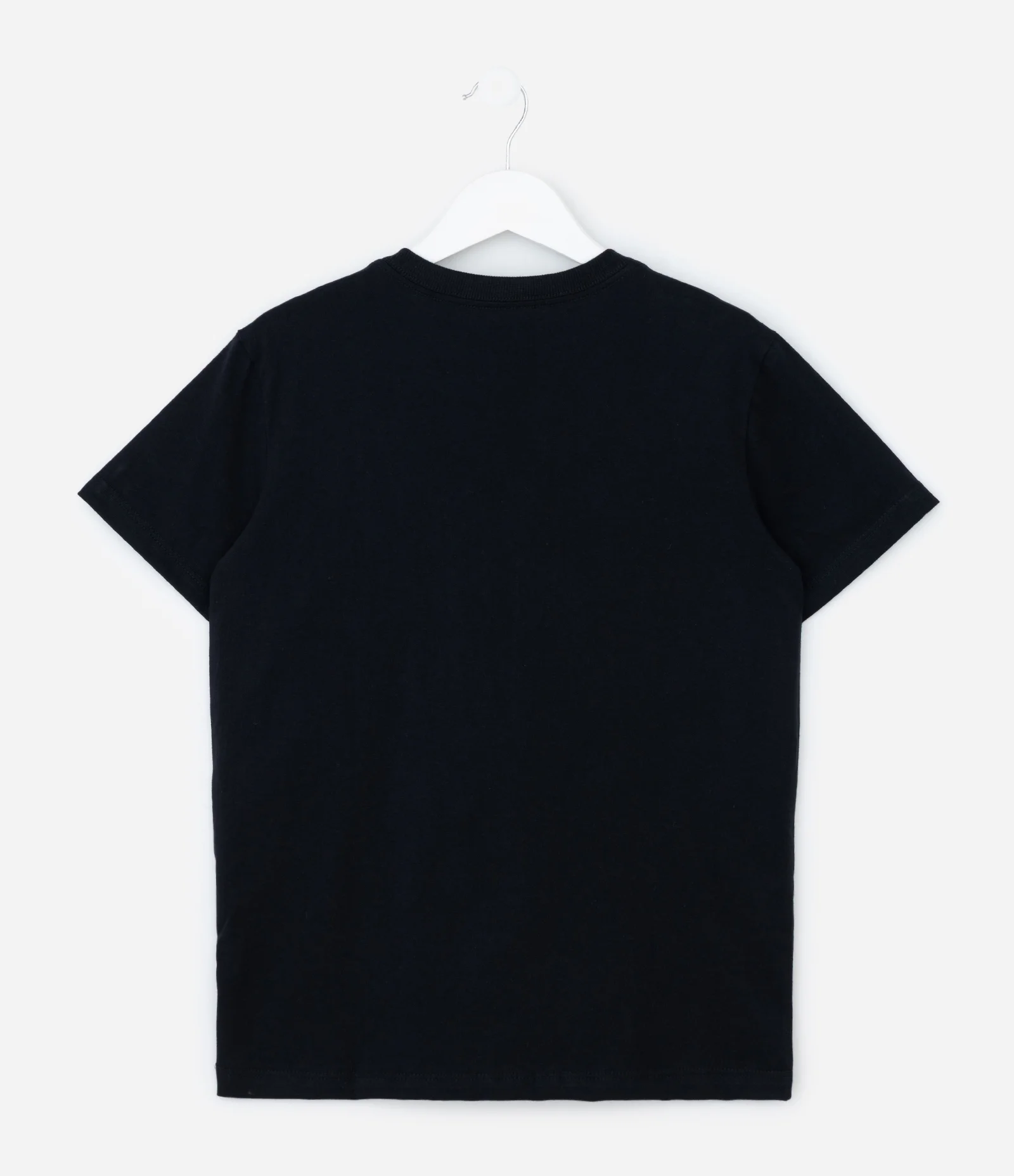 Camiseta Infantil Harry Potter Com Estampa Hogwarts - Tam 5 A 14 Anos Preto 2