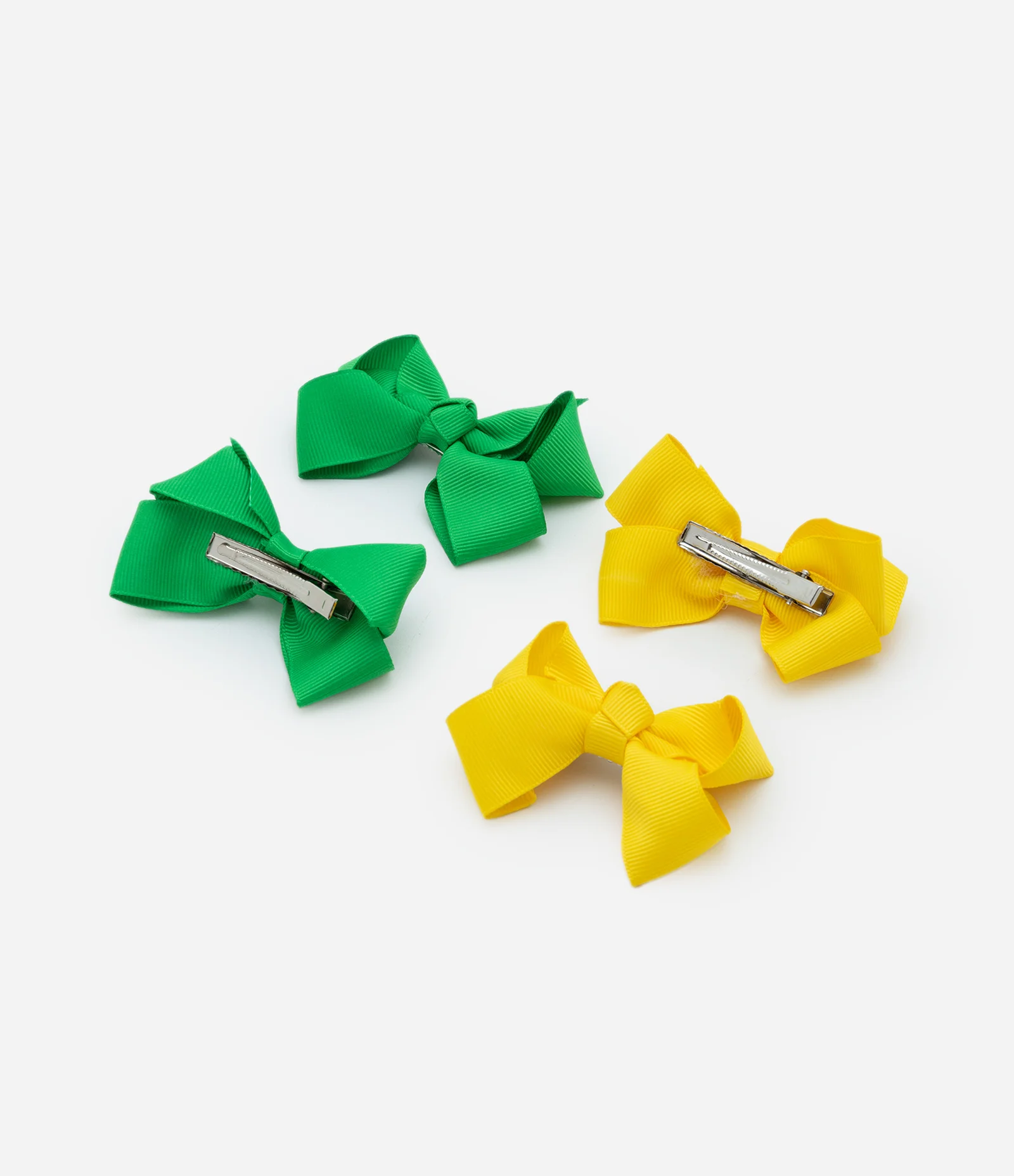 Kit 4 Laços Infantil de Cabelo em Cetim com Presilha – Tam U Sortido 2