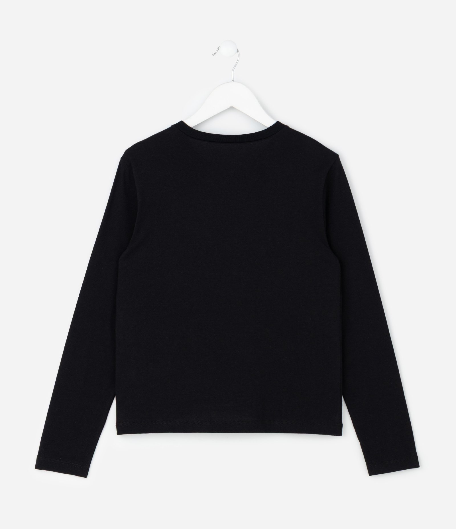 Camiseta Infantil com Estampa de Laço – Tam 5 a 14 Anos Preto 3