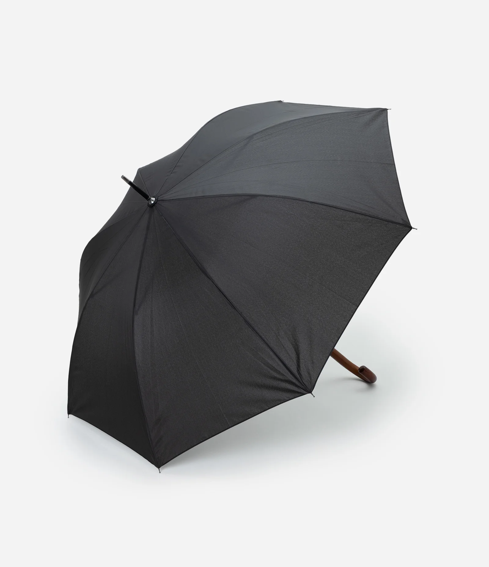 Guarda-Chuva Automático com Cabo Curvo Preto 1