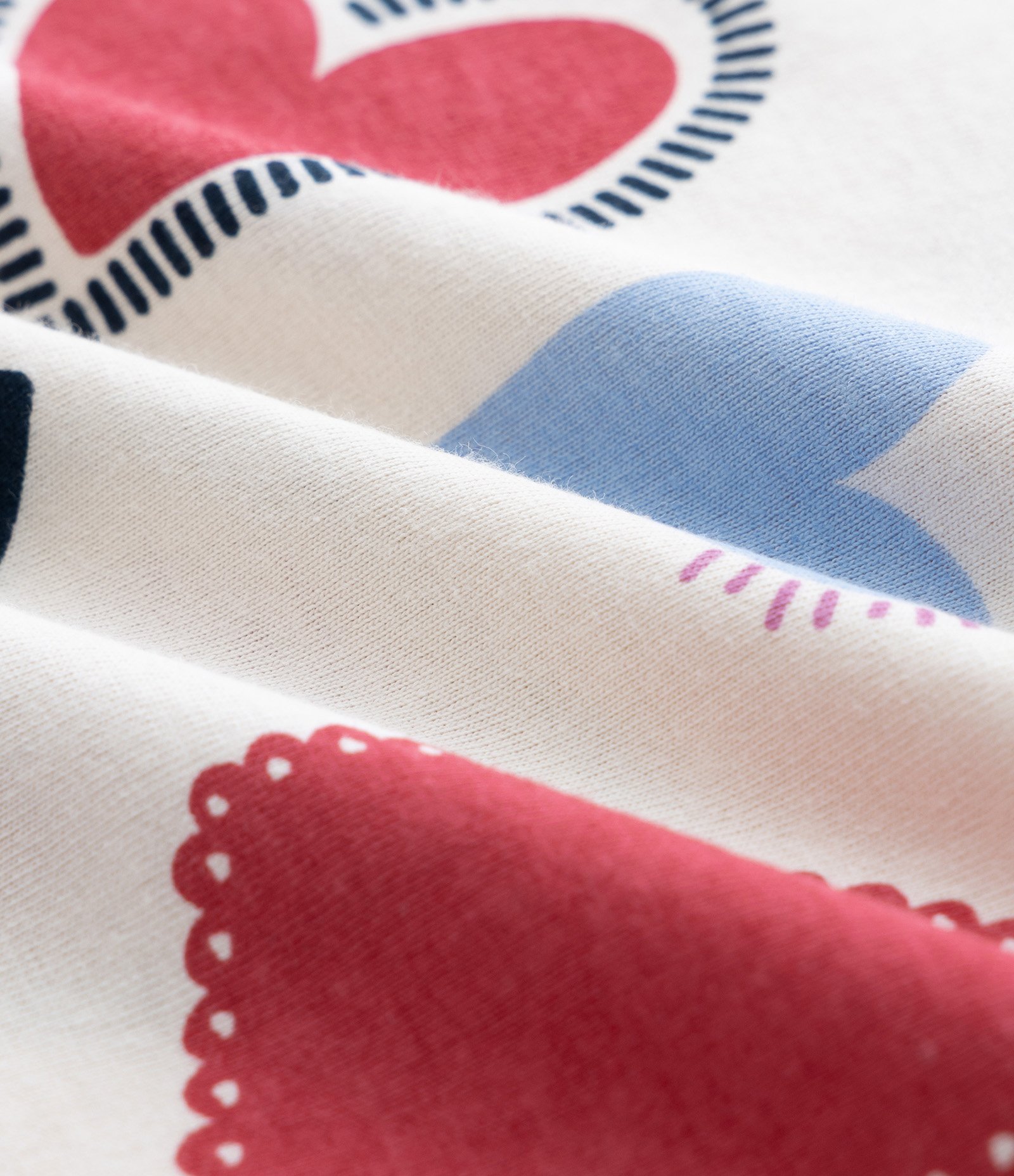 Camiseta Infantil Boxy em Algodão com Estampa de Corações – Tam 5 a 14 Anos Multicores 4