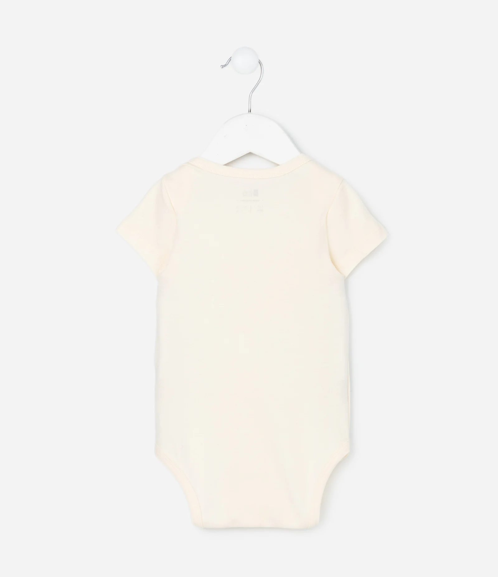 Body Infantil em Cotton com Gola Americana – Tam RN a 18 Meses Off White 2
