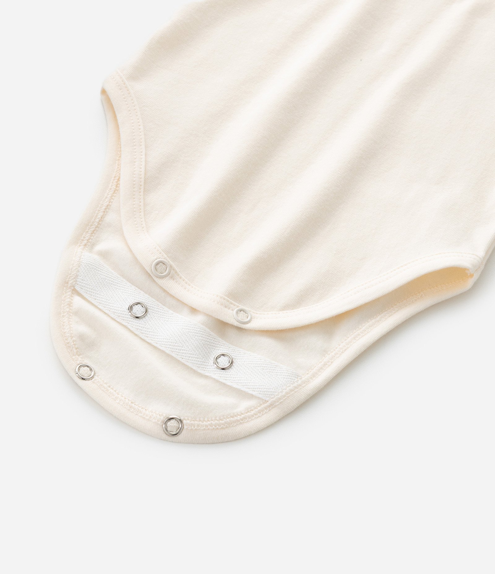 Body Infantil em Cotton com Gola Americana – Tam RN a 18 Meses Off White 5