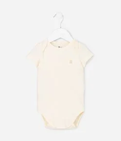 Body Infantil em Cotton com Gola Americana – Tam RN a 18 Meses