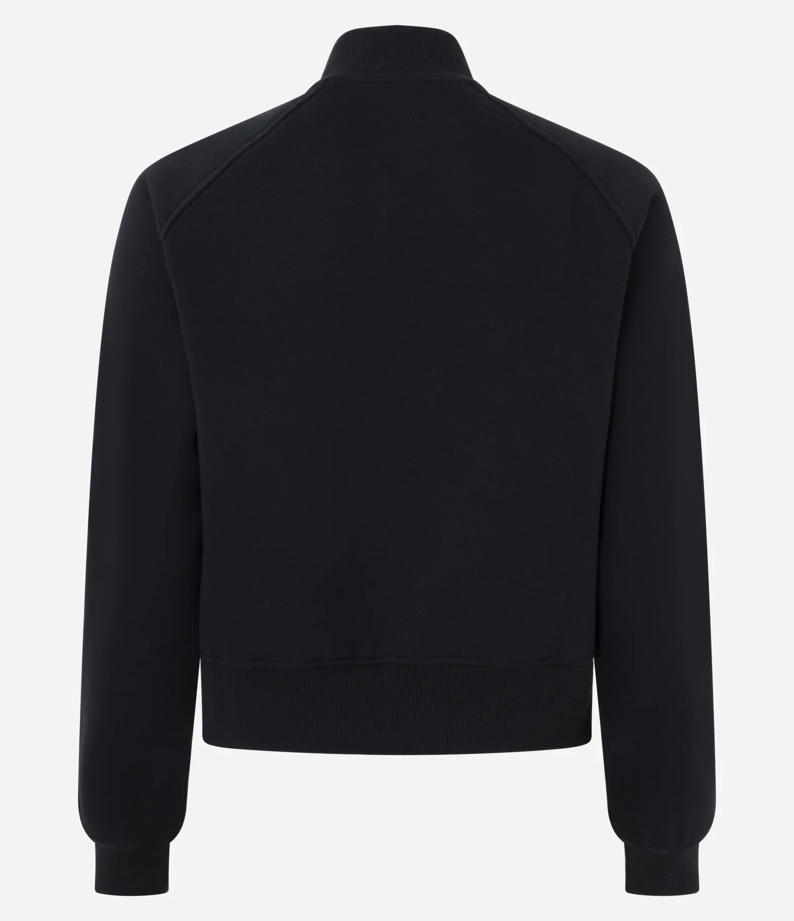 Blusão Moletom Fechado com Half Zíper Preto 3