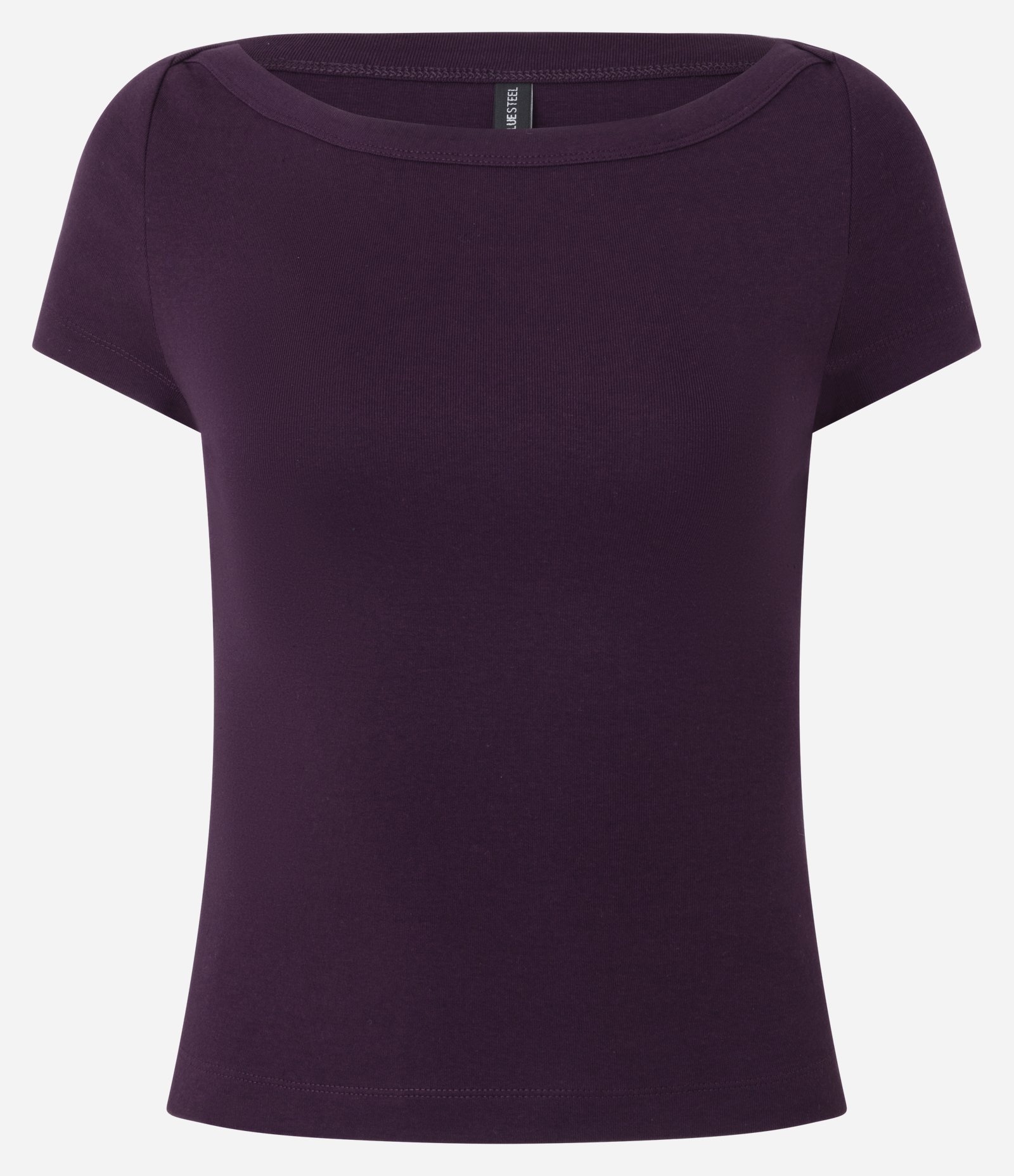 Blusa em Modal com Decote Canoa Roxo 1