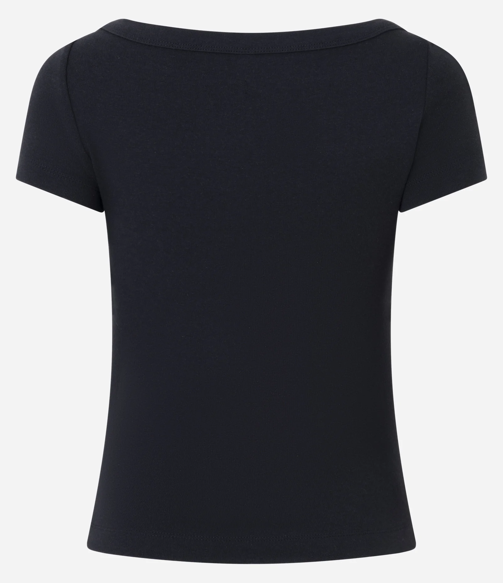 Blusa em Modal com Decote Canoa Preto 2