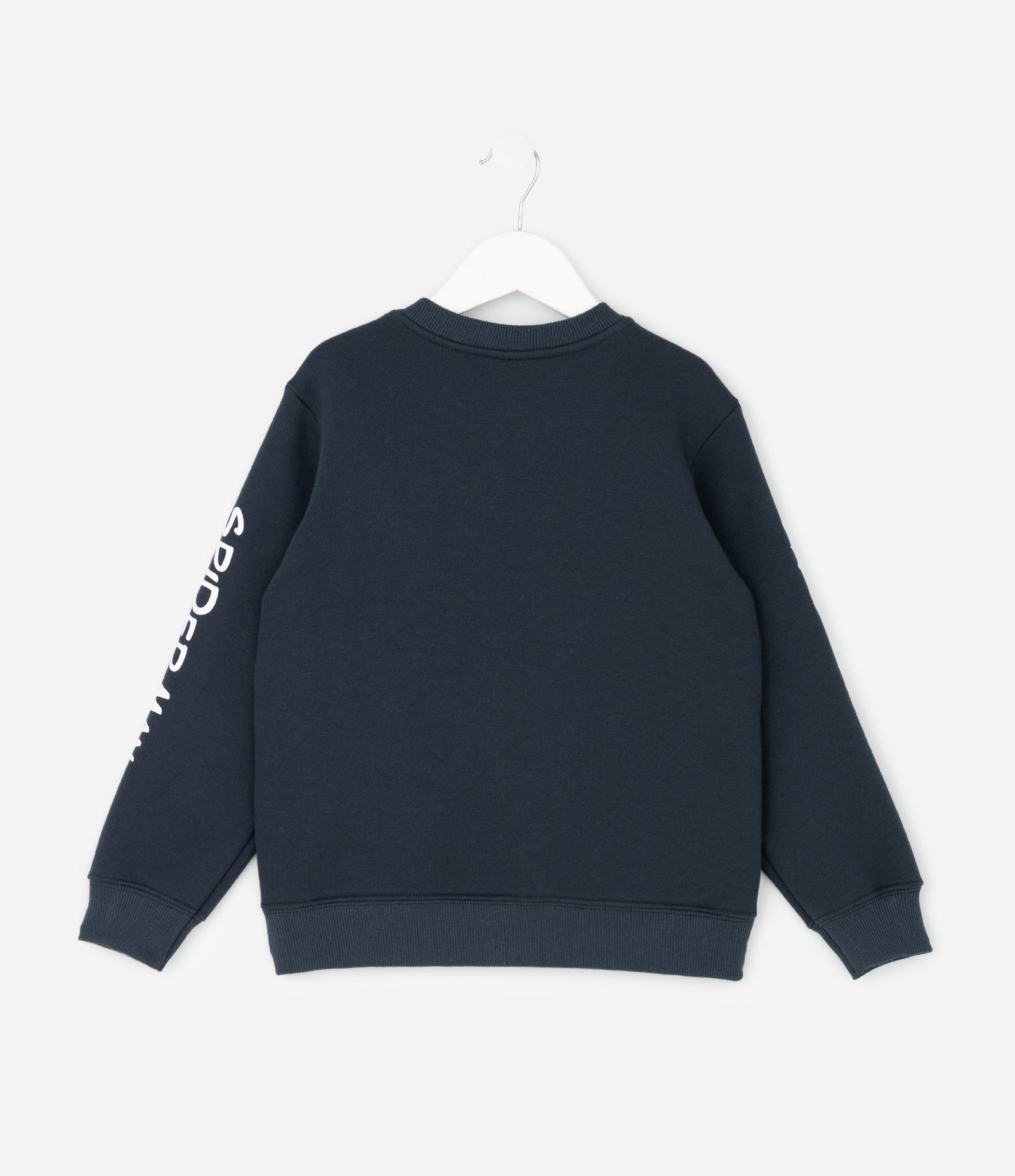 Casaco Infantil com Estampa Spider Man Lettering Tam 2 A 8 Azul Noite 3