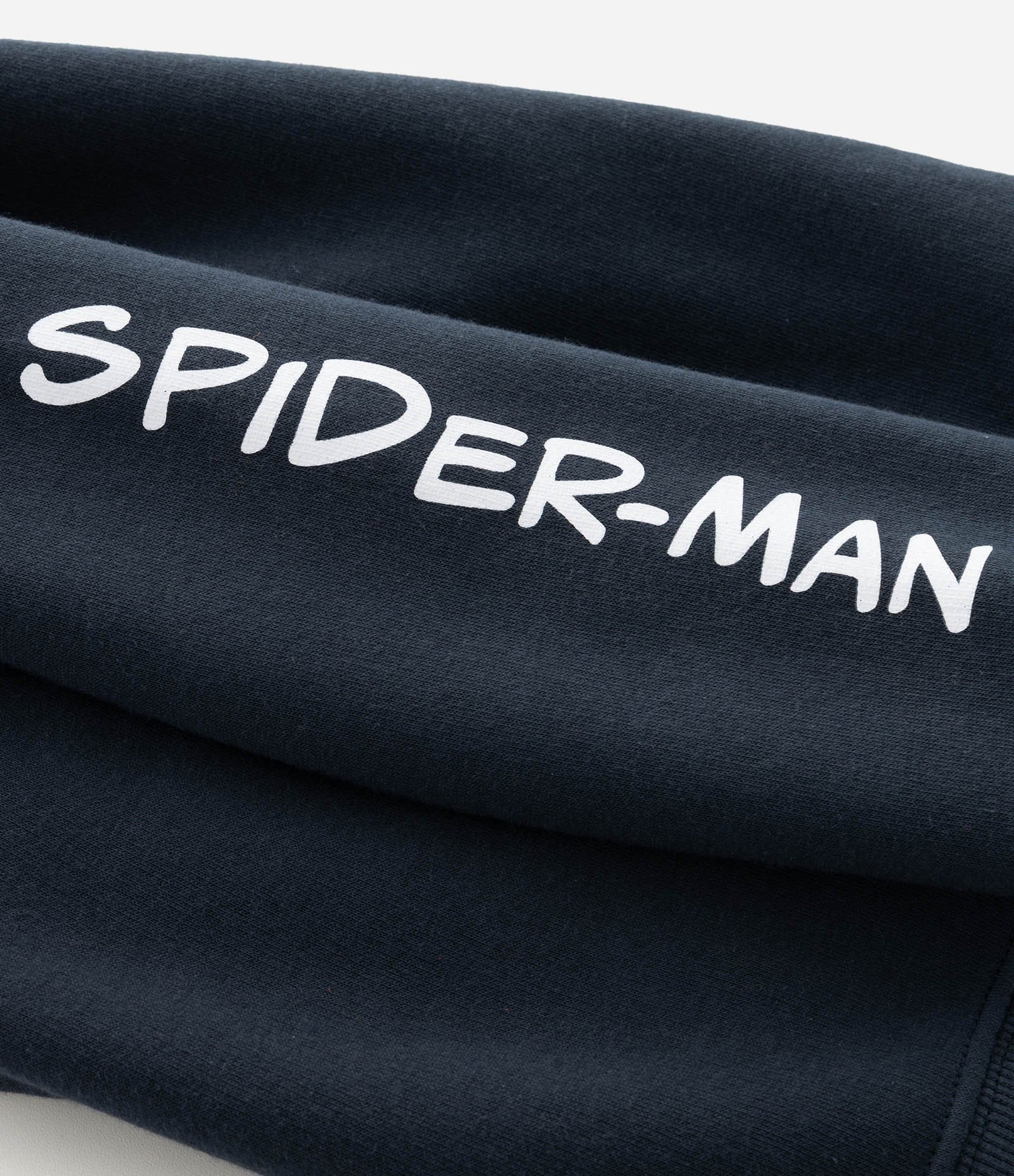 Casaco Infantil com Estampa Spider Man Lettering Tam 2 A 8 Azul Noite 5