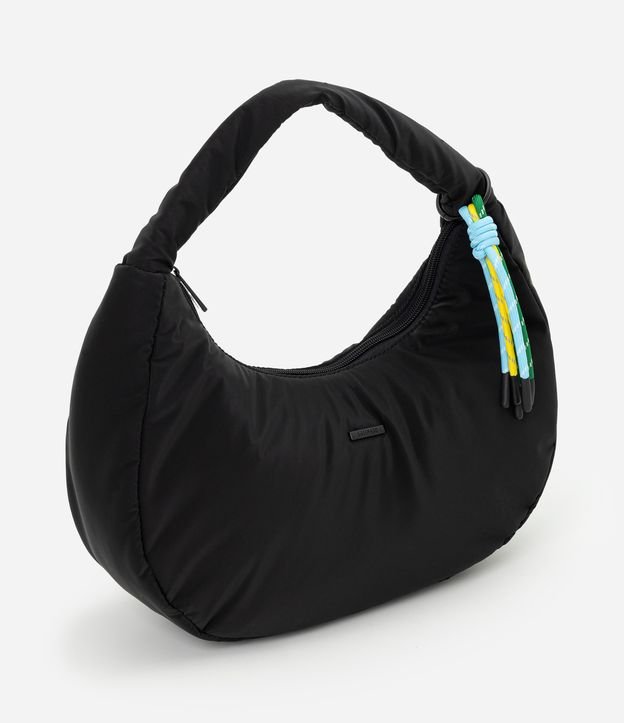 Bolsa Baguete Média com Enfeite na Alça