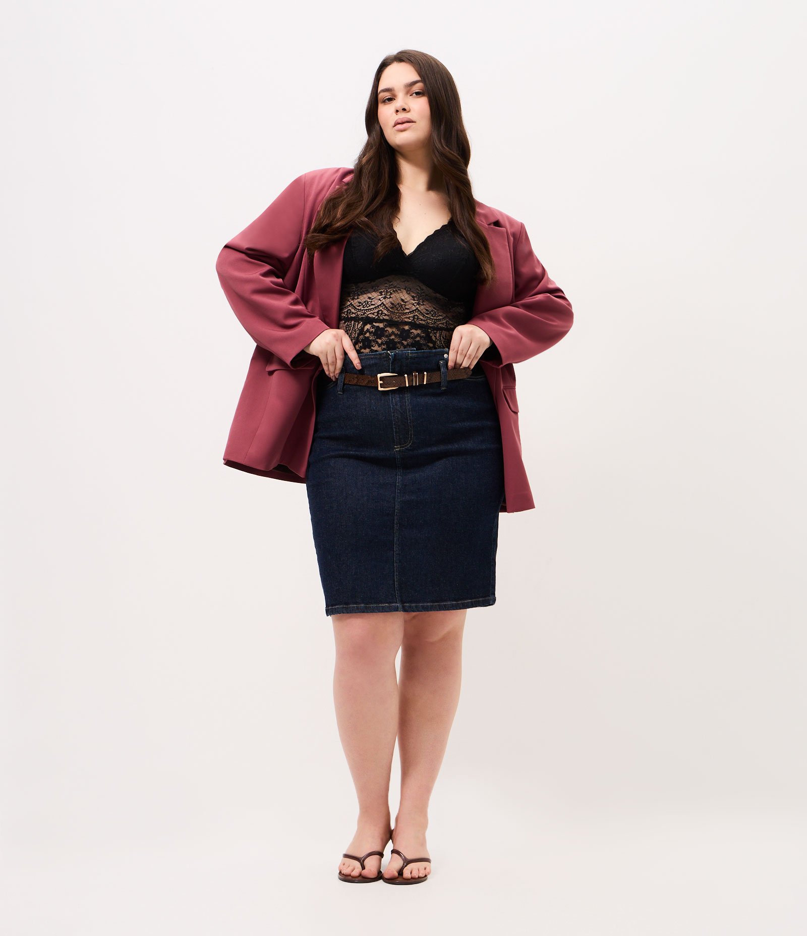 Cinto Médio Animal Print Cobra com Fivela Quadrada Curve & Plus Size Cobra 1