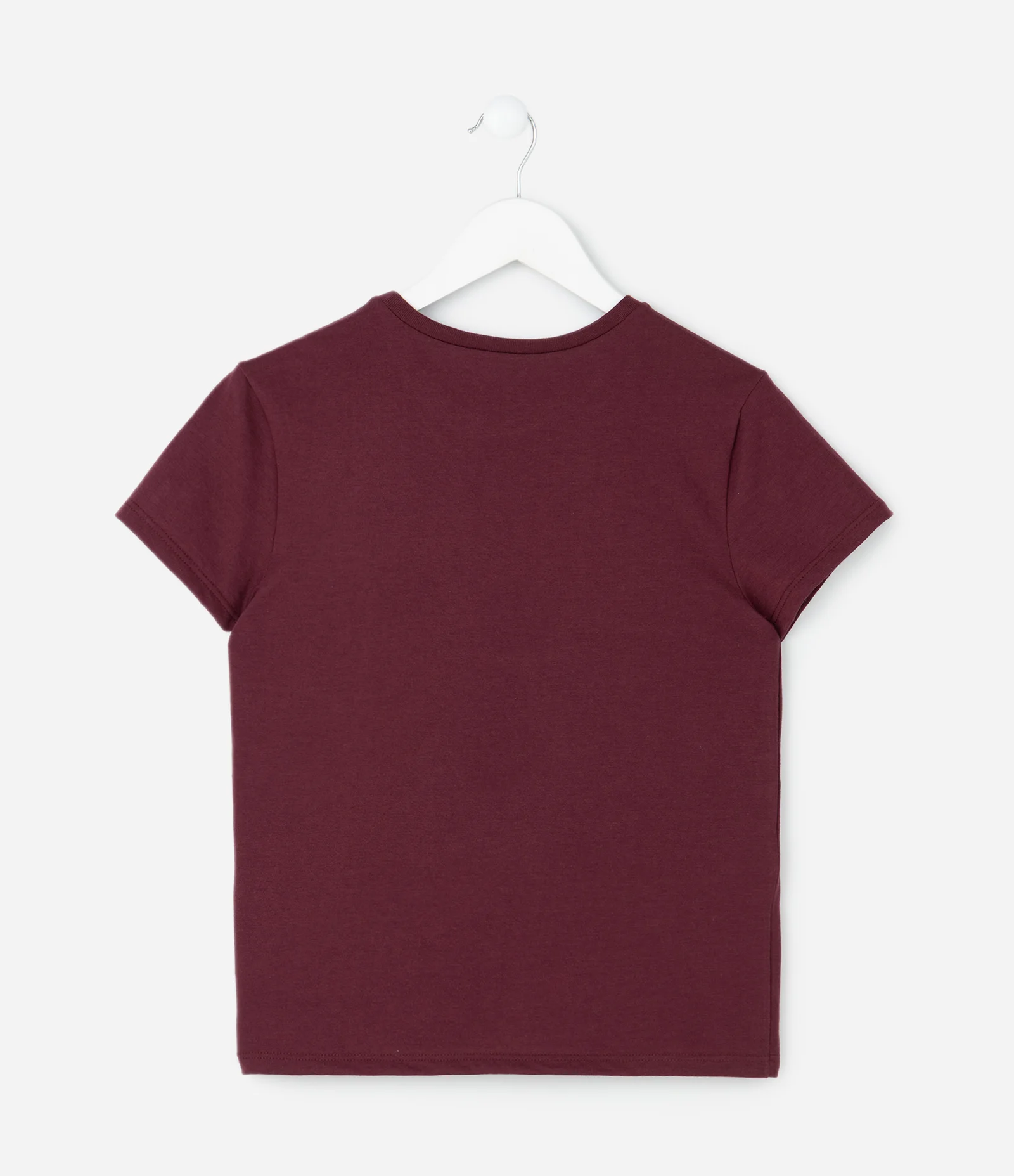 Camiseta Infantil com Lettering Lovely Readers Club – Tam 7 a 16 Anos Vinho 3