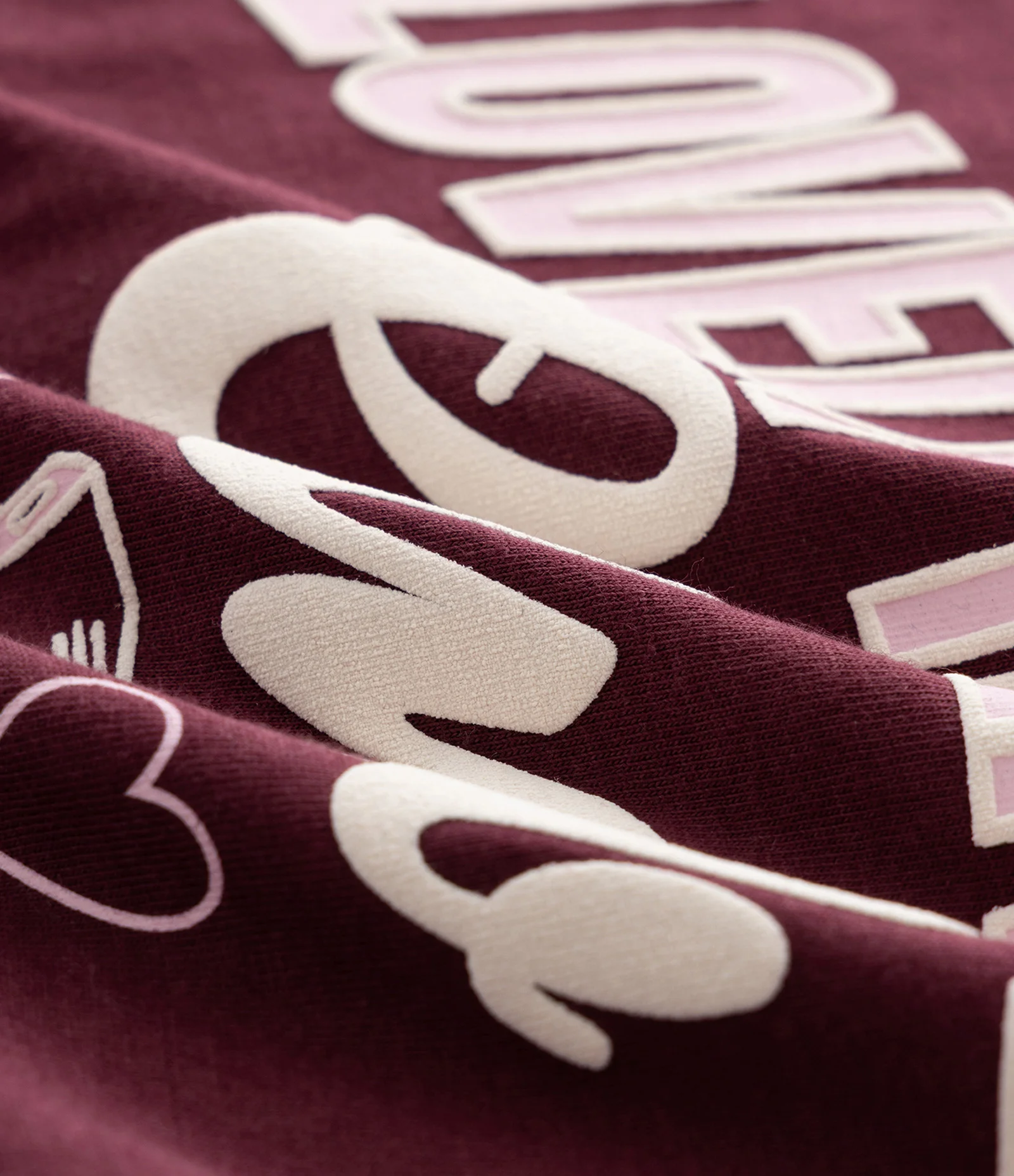 Camiseta Infantil com Lettering Lovely Readers Club – Tam 7 a 16 Anos Vinho 4