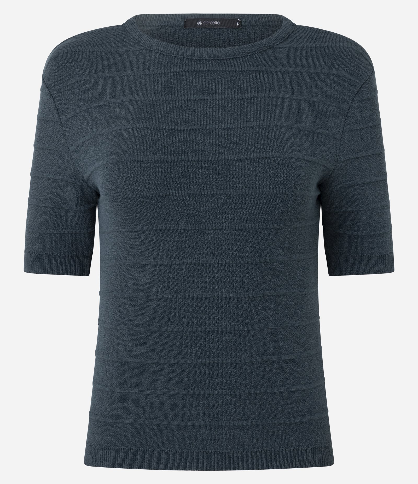 Blusa em Tricô com Linhas Texturizadas Verde 5