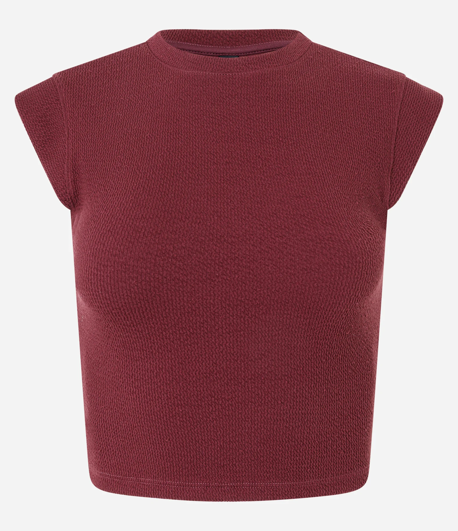 Blusa Canelada com Cava Diferenciada Vinho 4