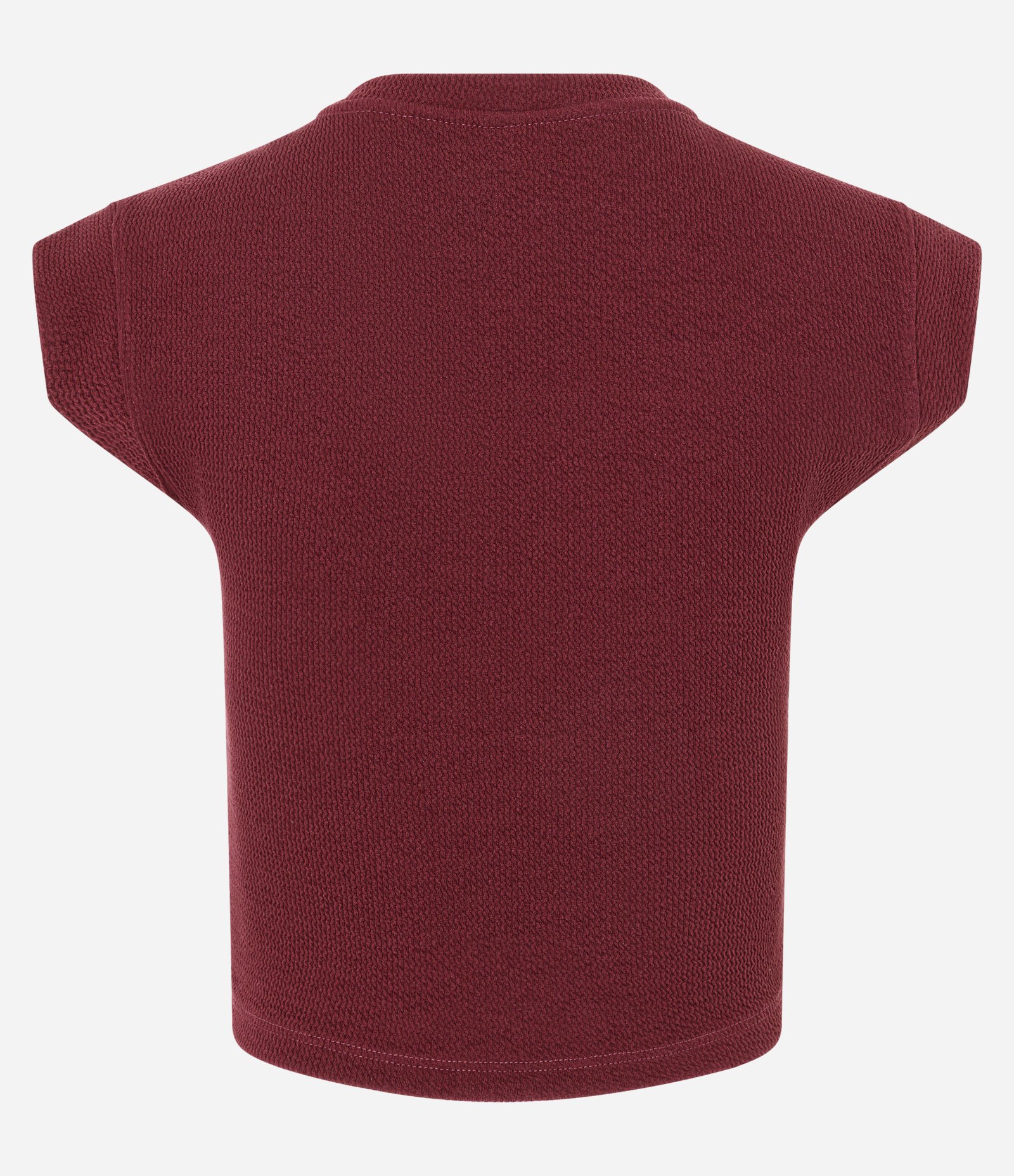 Blusa Canelada com Cava Diferenciada Vinho 6