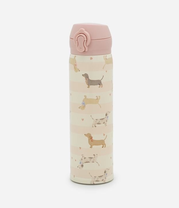 Garrafa Térmica com Estampa Cachorro 450ml