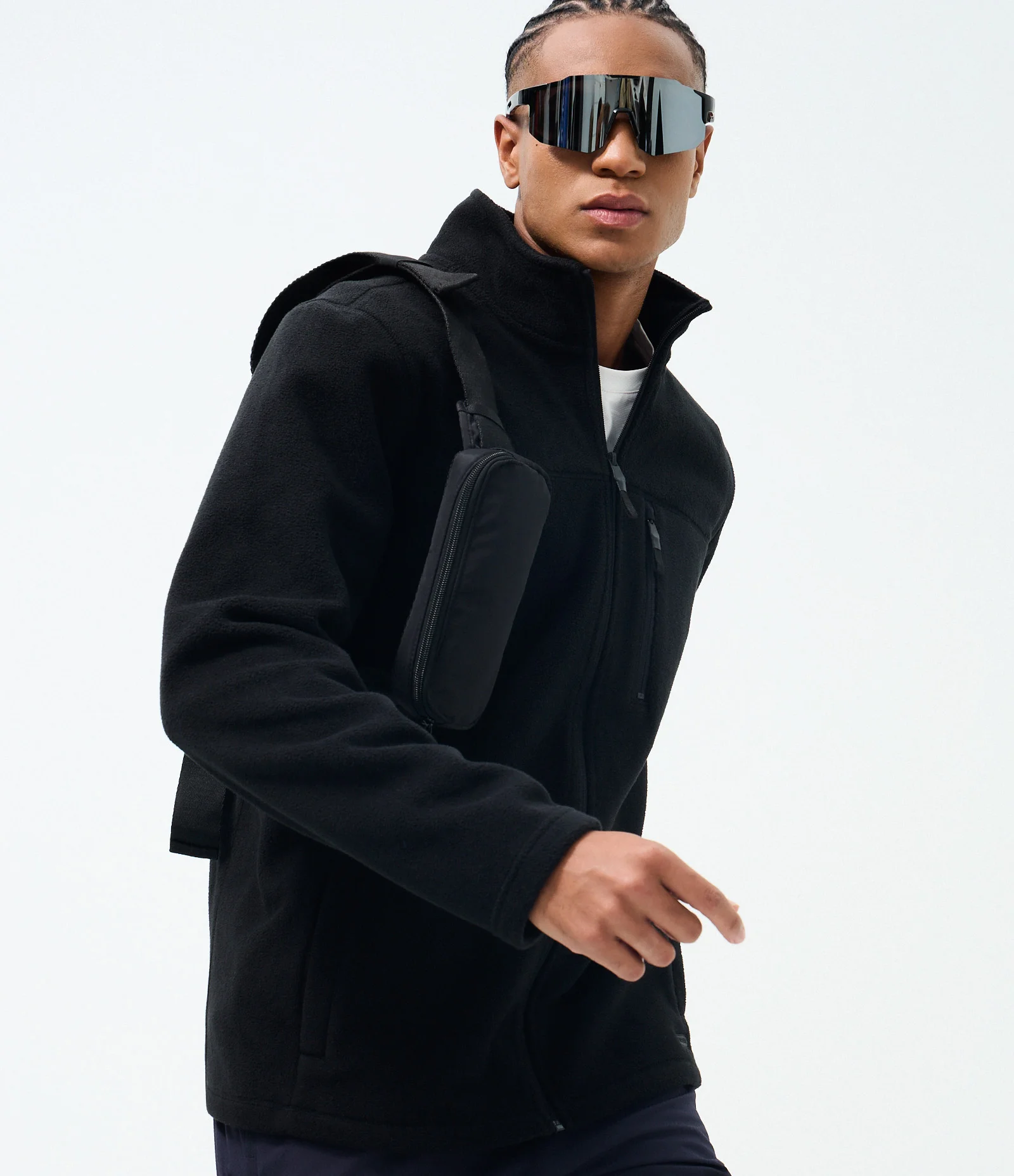 Bolsa Pochete Liso Preto 1