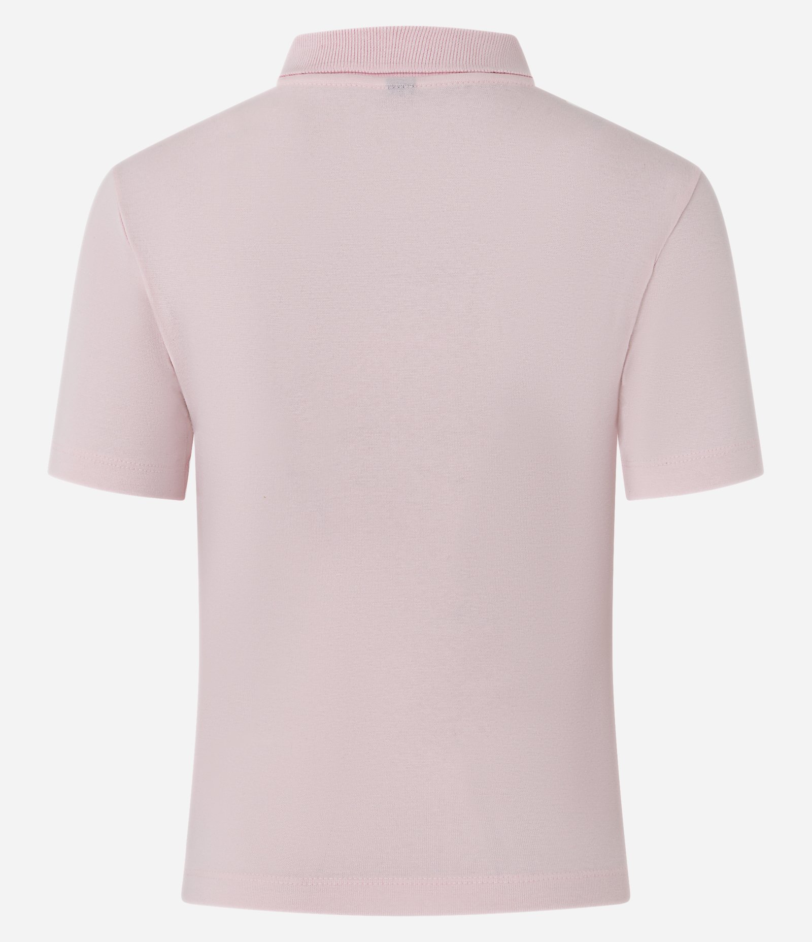 Blusa Básica Manga Curta com Gola Polo Rosa 6