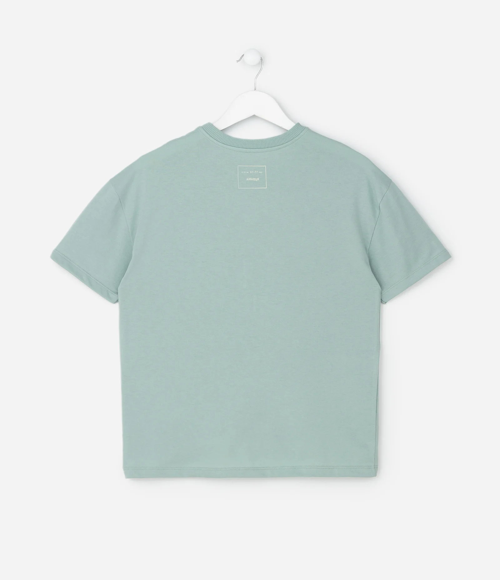 Camiseta Infantil Oversized com Lettering Copenhagen – Tam 7 a 16 Anos Verde Menta 2