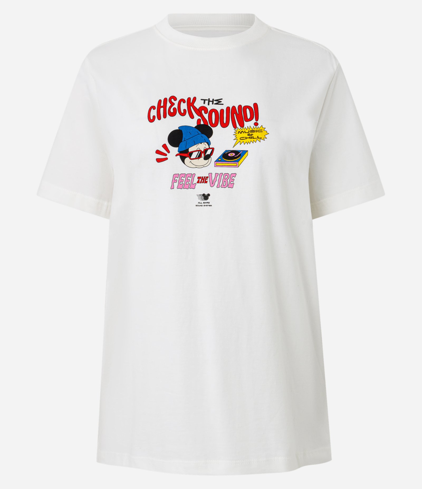 Camiseta em Algodão com Estampa Pateta e Donald Branco 5