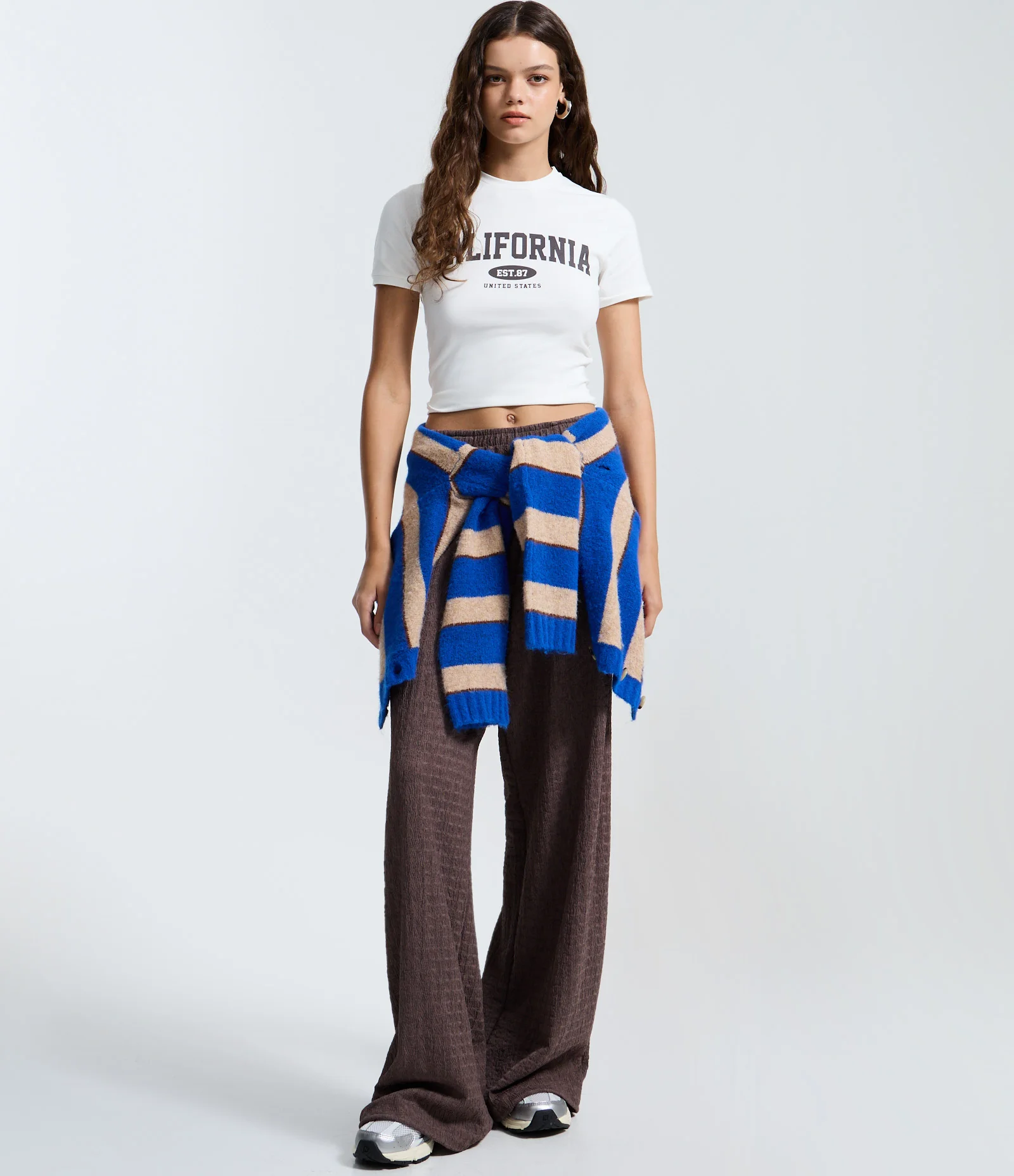 Camiseta New T-Shirt em Algodão com Lettering California Branco 2