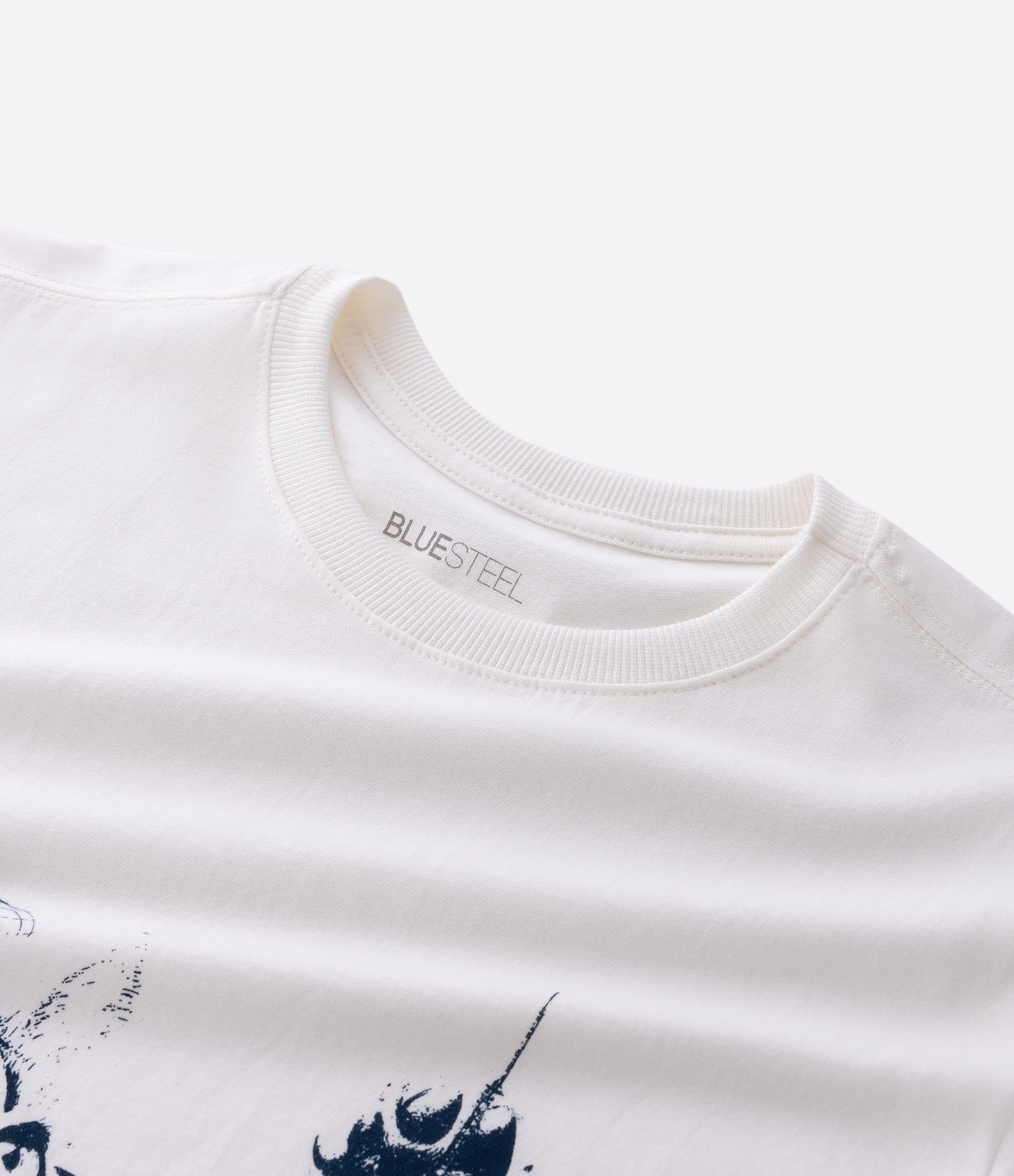 Camiseta em Algodão com Estampa Gatozilla Branco 6