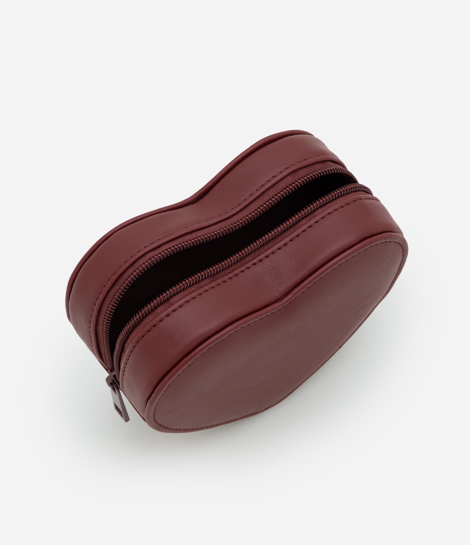 Nécessaire em PU com Formato de Coração Vermelho 5